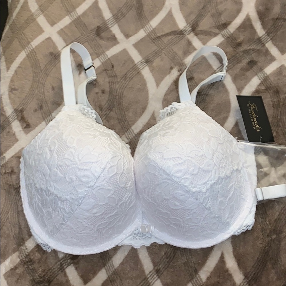White bra.